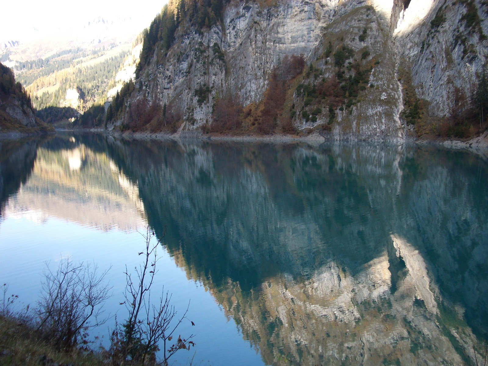 Gigerwaldsee im Calfeisental bei Vättis